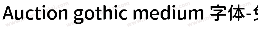 Auction gothic medium 字体字体转换